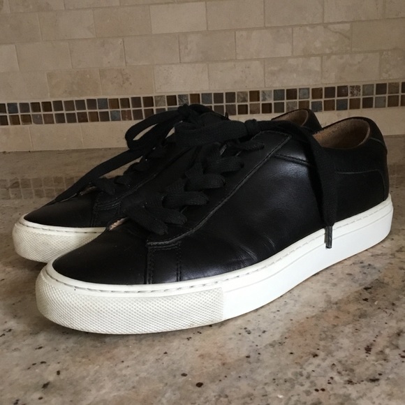 KOIO Black Leather Onyx Sneakers - Picture 5 of 16